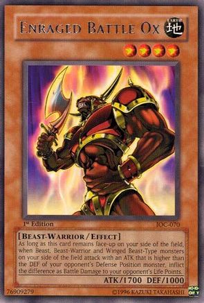 Enraged Battle Ox (IOC-070) - Invasion of Chaos Unlimited