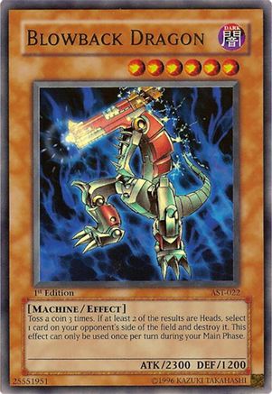 Blowback Dragon (AST-022) - Ancient Sanctuary 1st Edition