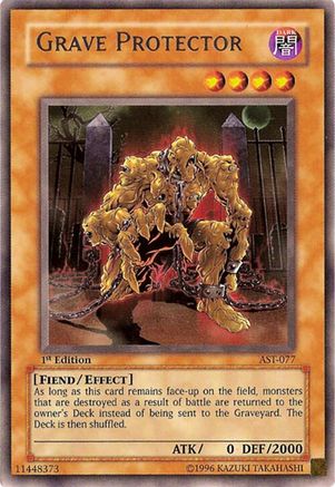 Grave Protector (AST-077) - Ancient Sanctuary 1st Edition