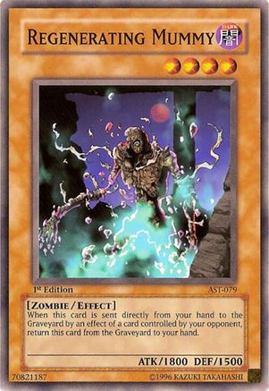 Regenerating Mummy (AST-079) - Ancient Sanctuary 1st Edition