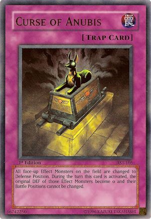 Curse of Anubis (AST-105) - Ancient Sanctuary 1st Edition