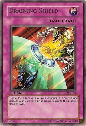 Draining Shield (AST-054) - Ancient Sanctuary 1st Edition