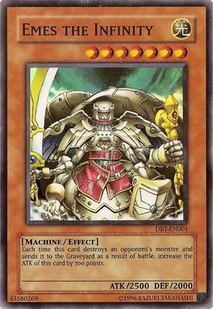 Emes the Infinity (DBT-EN001) - Destiny Board Traveler Promo Limited