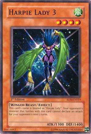 Harpie Lady 3 (RDS-EN019) - Rise of Destiny 1st Edition