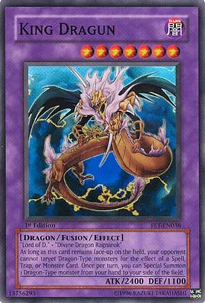 King Dragun (FET-EN036) - Flaming Eternity 1st Edition