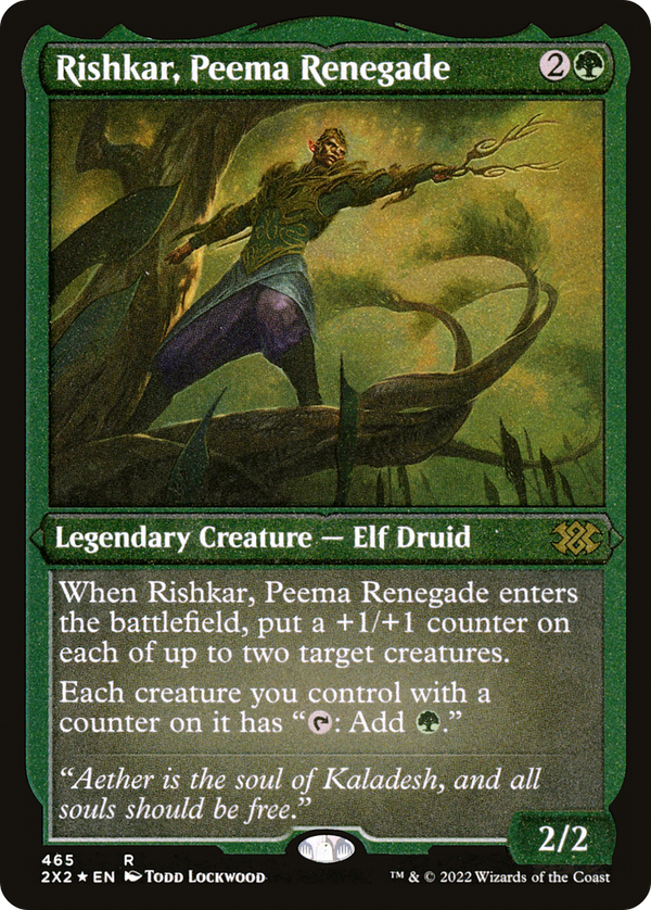 Rishkar, Peema Renegade (Foil Etched) [Double Masters 2022]