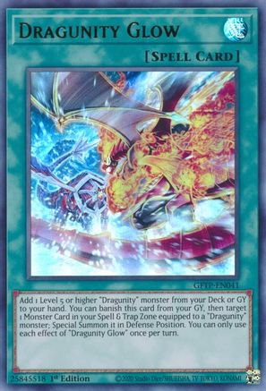 Dragunity Glow (GFTP-EN041) - Ghosts From the Past 1st Edition