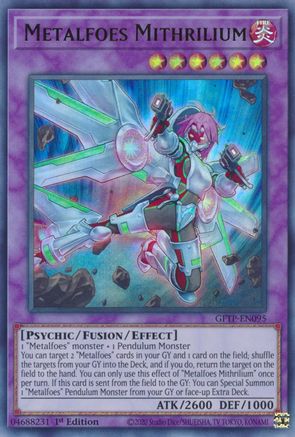 Metalfoes Mithrilium (GFTP-EN095) - Ghosts From the Past 1st Edition