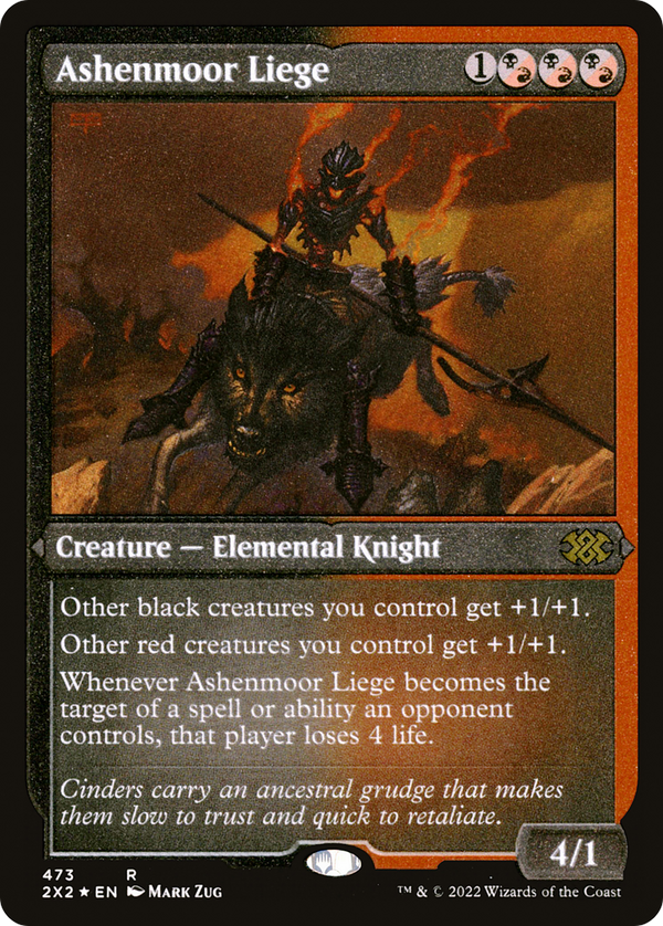 Ashenmoor Liege (Foil Etched) [Double Masters 2022]