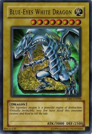 Blue-Eyes White Dragon (DB1-EN098) - Dark Beginning 1 Unlimited