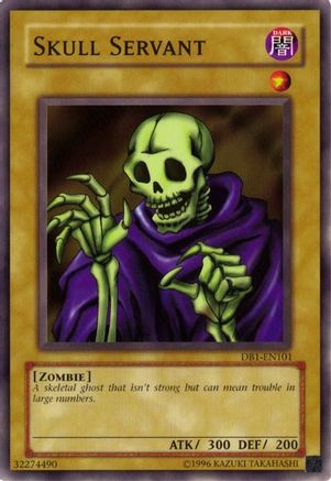 Skull Servant (DB1-EN101) - Dark Beginning 1 Unlimited