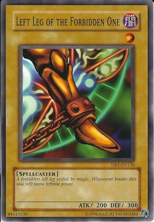Left Leg of the Forbidden One (DB1-EN136) - Dark Beginning 1 Unlimited