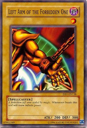 Left Arm of the Forbidden One (DB1-EN138) - Dark Beginning 1 Unlimited
