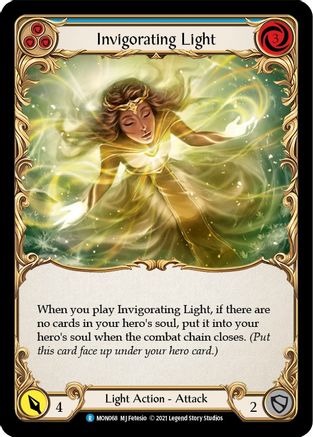Invigorating Light (Blue) [U-MON068] (Monarch Unlimited)  Unlimited Normal