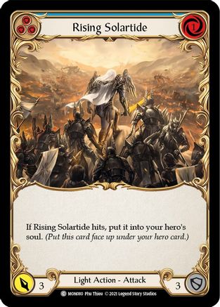 Rising Solartide (Blue) [U-MON080] (Monarch Unlimited)  Unlimited Normal