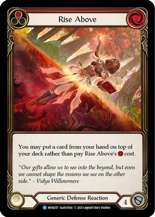 Rise Above (Red) [MON257] (Monarch)  1st Edition Normal