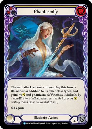 Phantasmify (Yellow) [MON096-RF] (Monarch)  1st Edition Rainbow Foil