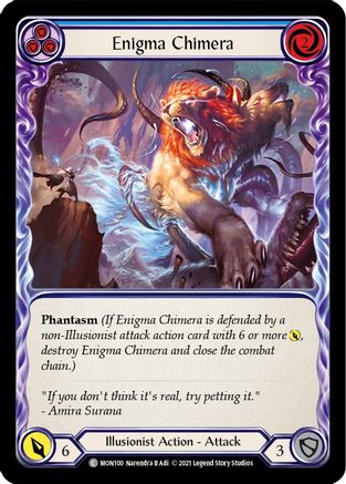 Enigma Chimera (Blue) [MON100] (Monarch)  1st Edition Normal