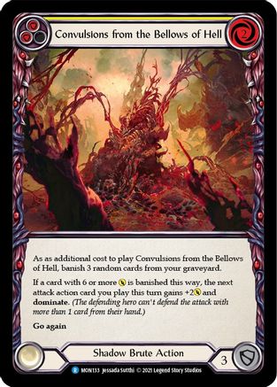 Convulsions from the Bellows of Hell (Yellow) [MON133] (Monarch)  1st Edition Normal