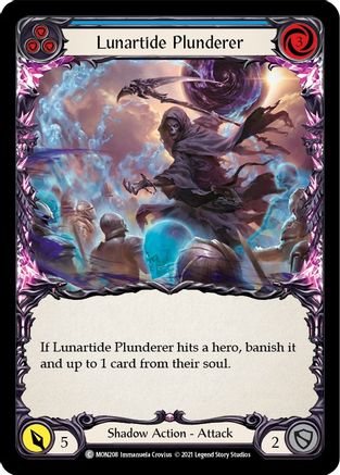 Lunartide Plunderer (Blue) [U-MON208] (Monarch Unlimited)  Unlimited Normal