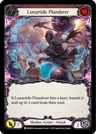 Lunartide Plunderer (Red) [MON206] (Monarch)  1st Edition Normal