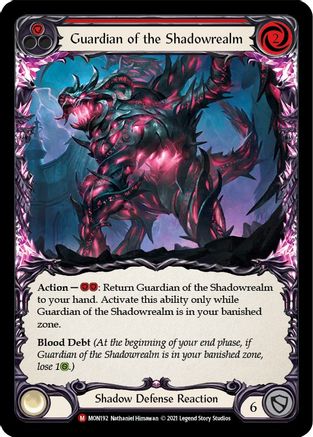 Guardian of the Shadowrealm [MON192-RF] (Monarch)  1st Edition Rainbow Foil