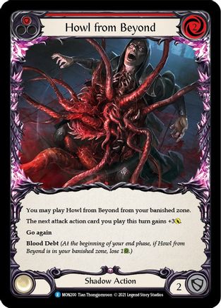 Howl from Beyond (Red) [MON200-RF] (Monarch)  1st Edition Rainbow Foil