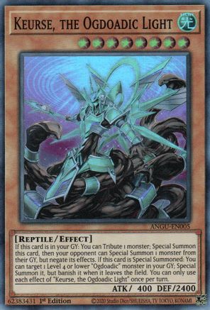 Keurse, the Ogdoadic Light (ANGU-EN005) - Ancient Guardians 1st Edition
