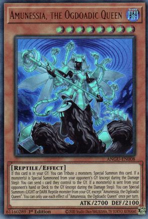 Amunessia, the Ogdoadic Queen (ANGU-EN008) - Ancient Guardians 1st Edition