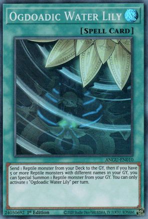 Ogdoadic Water Lily (ANGU-EN010) - Ancient Guardians 1st Edition