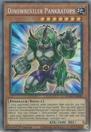 Dinowrestler Pankratops (CR) (ANGU-EN046) - Ancient Guardians 1st Edition