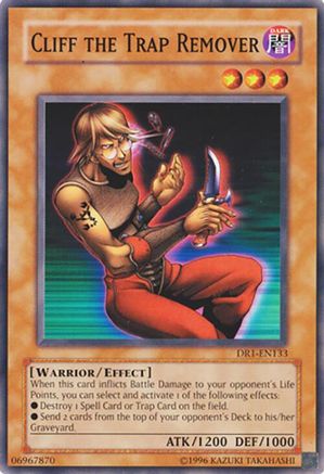Cliff the Trap Remover (DR1-EN133) - Dark Revelation Volume 1 Unlimited