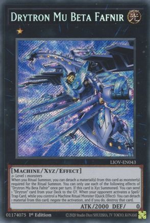 Drytron Mu Beta Fafnir (LIOV-EN043) - Lightning Overdrive 1st Edition