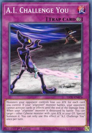 A.I. Challenge You (LIOV-EN076) - Lightning Overdrive 1st Edition