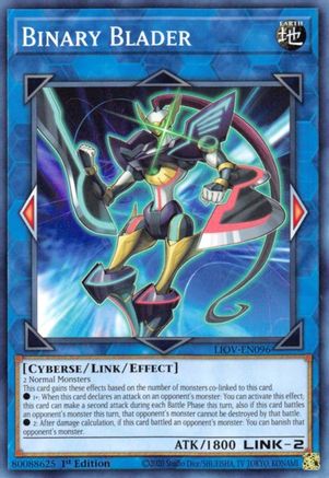 Binary Blader (LIOV-EN096) - Lightning Overdrive 1st Edition