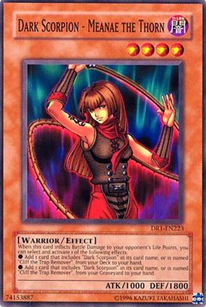 Dark Scorpion - Meanae the Thorn (DR1-EN223) - Dark Revelation Volume 1 Unlimited
