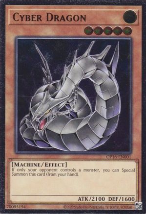 Cyber Dragon (UTR) (OP16-EN001) - OTS Tournament Pack 16 Unlimited