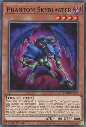 Phantom Skyblaster (EGS1-EN010) - Egyptian God Deck: Slifer the Sky Dragon 1st Edition