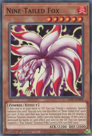 Nine-Tailed Fox (EGS1-EN009) - Egyptian God Deck: Slifer the Sky Dragon Unlimited