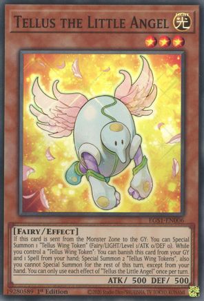 Tellus the Little Angel (EGS1-EN006) - Egyptian God Deck: Slifer the Sky Dragon 1st Edition