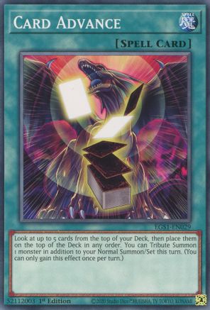 Card Advance (EGS1-EN029) - Egyptian God Deck: Slifer the Sky Dragon 1st Edition