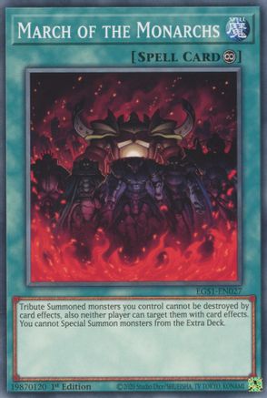 March of the Monarchs (EGS1-EN027) - Egyptian God Deck: Slifer the Sky Dragon Unlimited