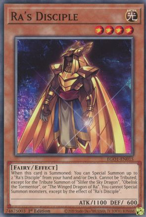 Ra's Disciple (EGO1-EN015) - Egyptian God Deck: Obelisk the Tormentor Unlimited