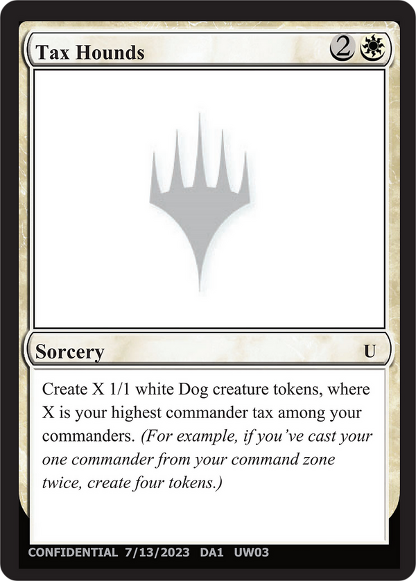 Tax Hounds (UNK-UW03) - Unknown Event
