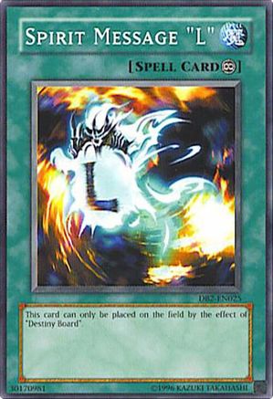 Spirit Message "L" (DB2-EN025) - Dark Beginning 2 Unlimited