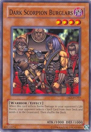 Dark Scorpion Burglars (DB2-EN227) - Dark Beginning 2 Unlimited
