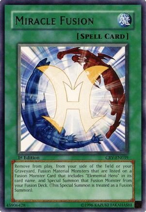 Miracle Fusion (CRV-EN039) - Cybernetic Revolution 1st Edition