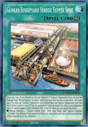 Gunkan Sushipyard Seaside Supper Spot (DAMA-EN058) - Dawn of Majesty 1st Edition