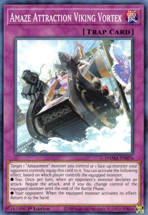Amaze Attraction Viking Vortex (DAMA-EN076) - Dawn of Majesty 1st Edition