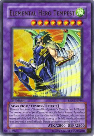 Elemental Hero Tempest (EEN-EN034) - Elemental Energy Unlimited